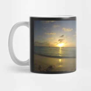 Aruba Palm Beach sunset Mug